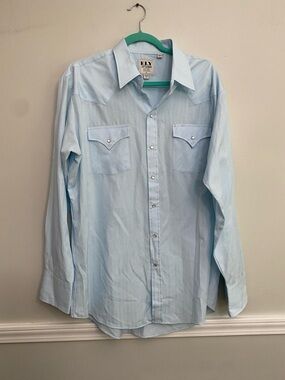 Vintage Men’s Ely Cattleman Pearl Snap Western Shirt - XL